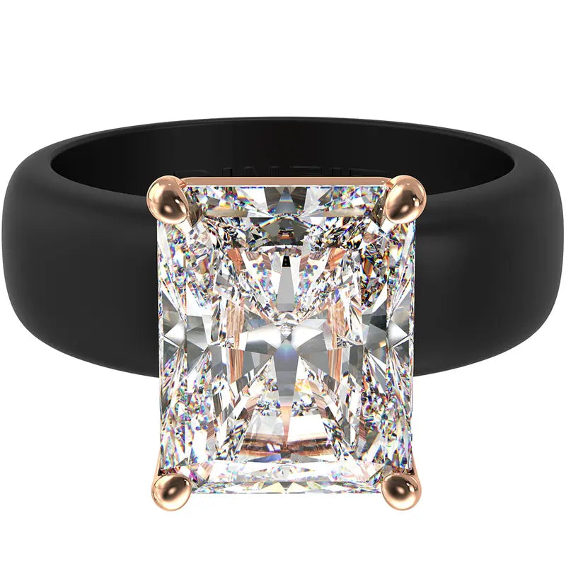 Bague minimaliste en acier inoxydable
