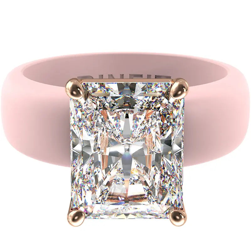 Bague minimaliste en acier inoxydable