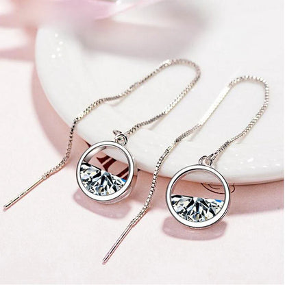 Boucles Zircon Lumière Délicate