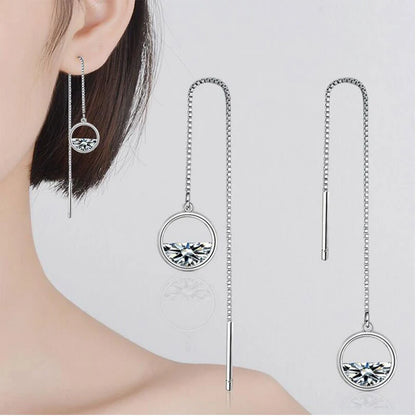 Boucles Zircon Lumière Délicate