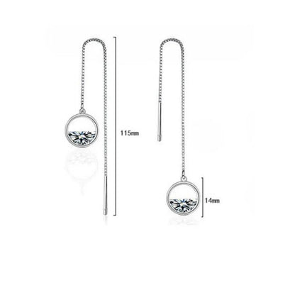 Boucles Zircon Lumière Délicate