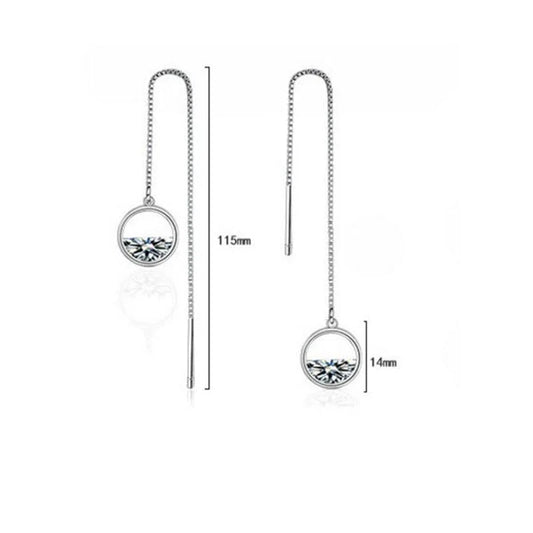 Boucles Zircon Lumière Délicate