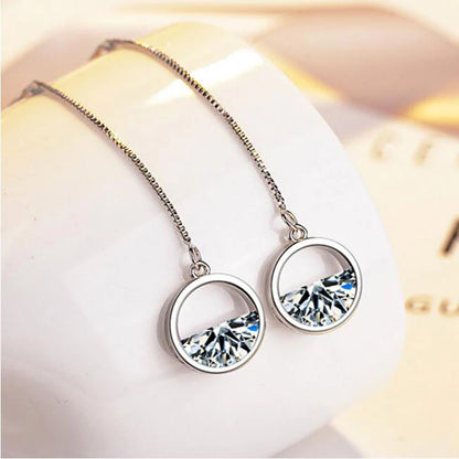 Boucles Zircon Lumière Délicate