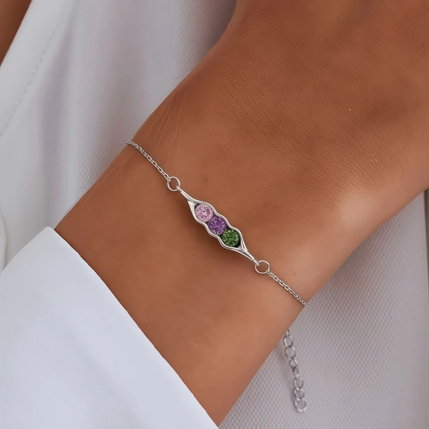 Bracelet Trio Pierres Délicates