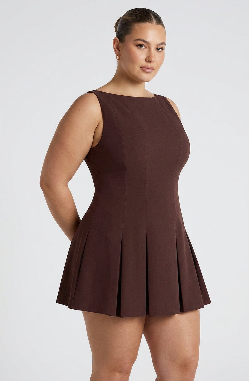 Robe Mini Romy - Marron Prune