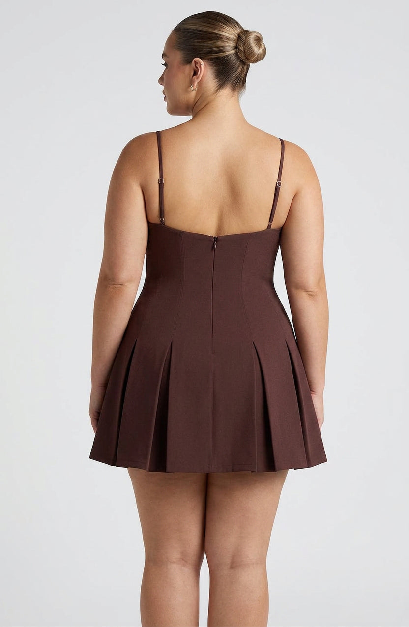 Robe Mini Romy - Marron Prune