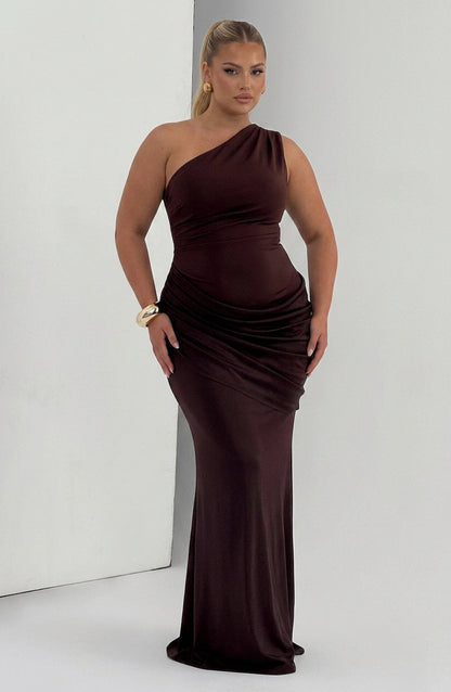 Robe Maxi Yara - Marron Prune