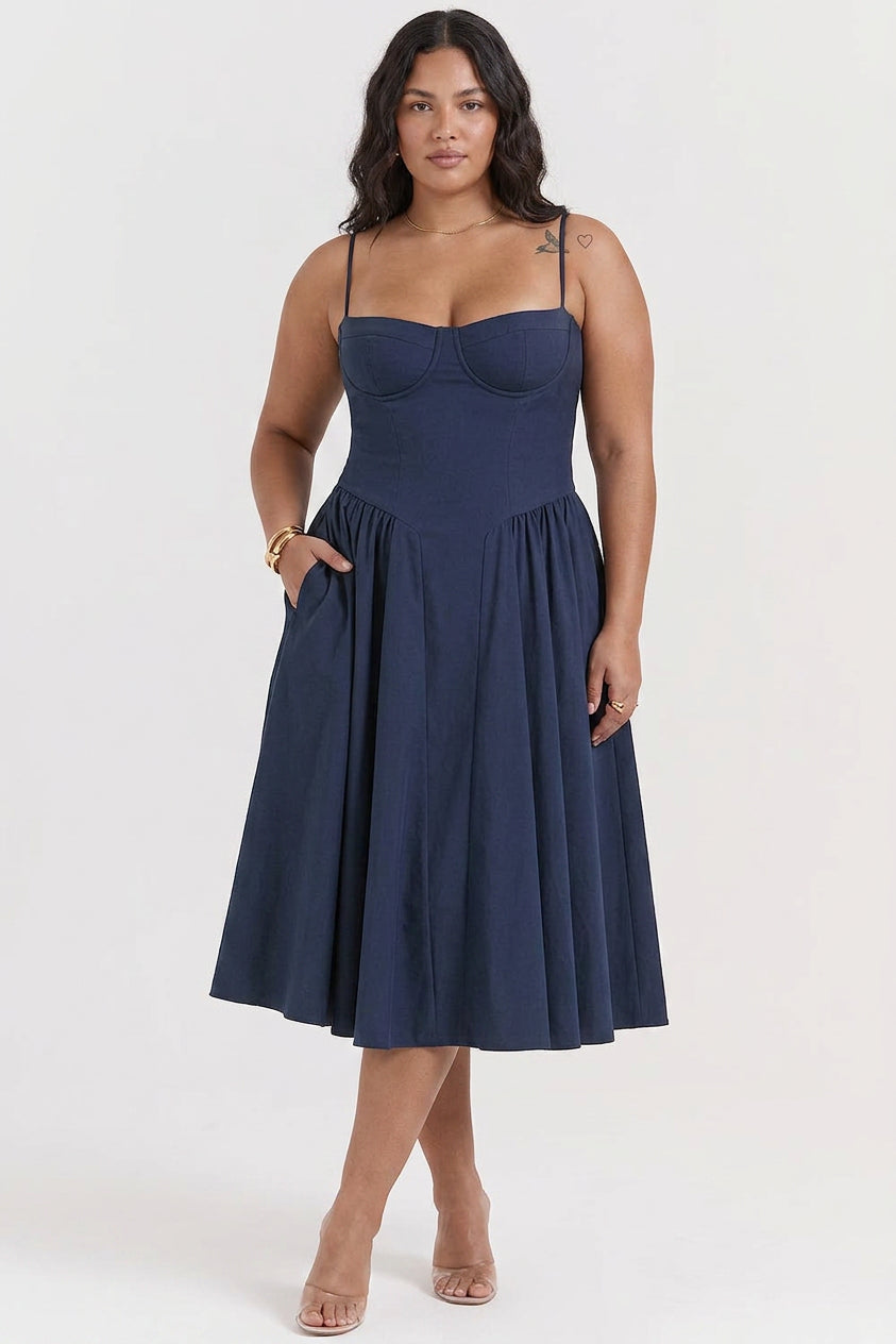 Robe Midi Fleur