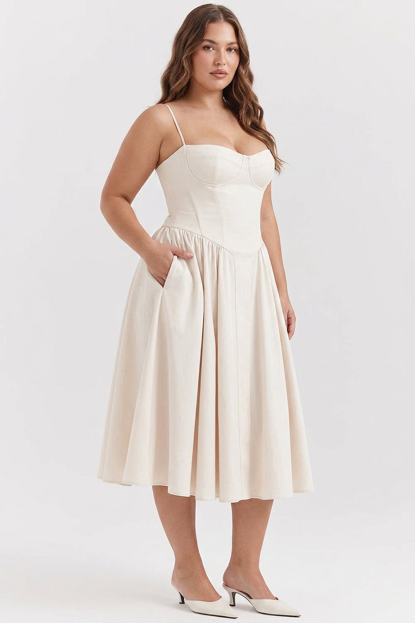 Robe Midi Fleur