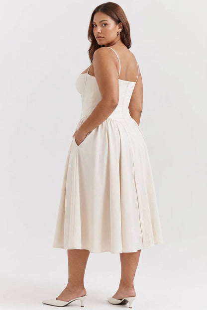 Robe Midi Fleur