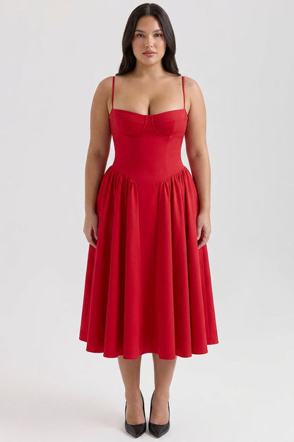 Robe Midi Fleur