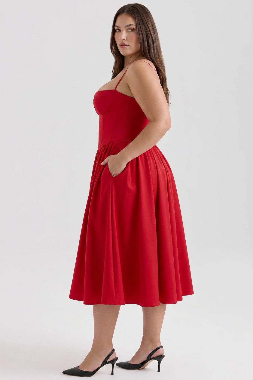 Robe Midi Fleur