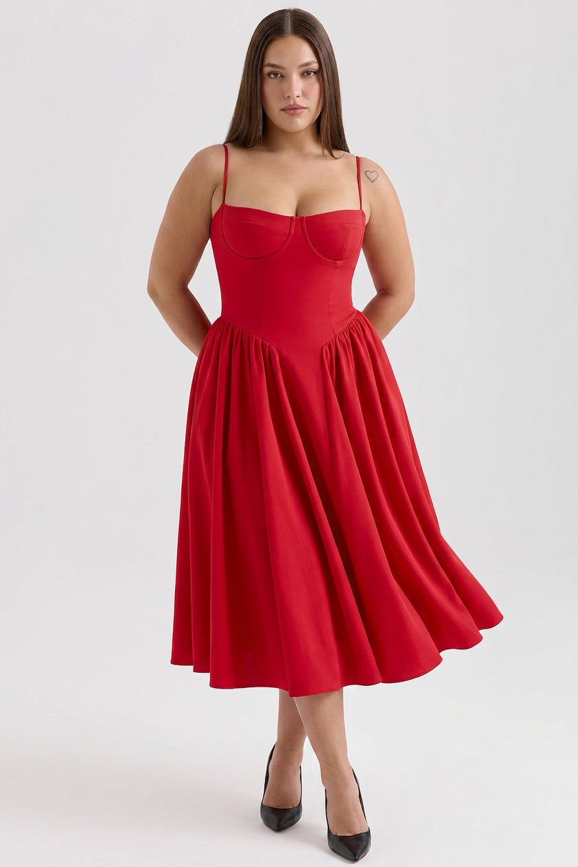 Robe Midi Fleur