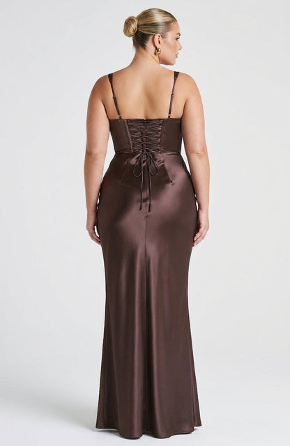 Robe Maxi Briar - Marron Prune