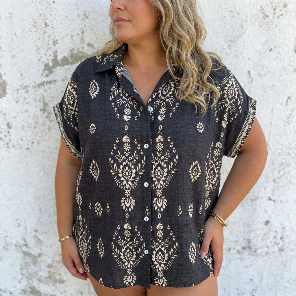 Lottie | Robe Boho en Coton-Lin