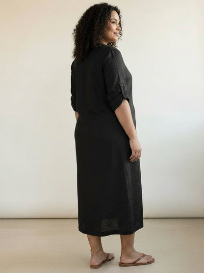 Esmé - Robe en Lin Élégante