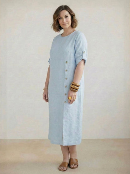 Esmé - Robe en Lin Élégante