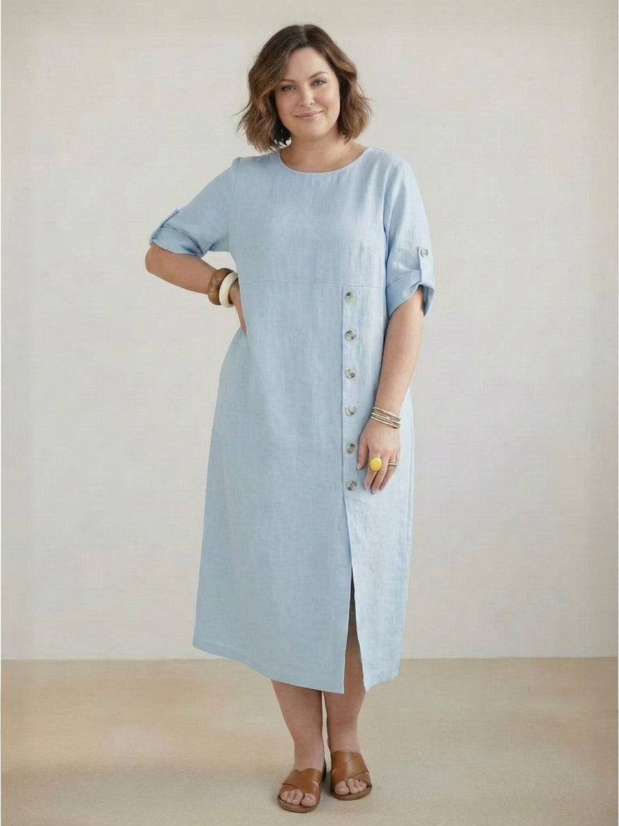 Esmé - Robe en Lin Élégante
