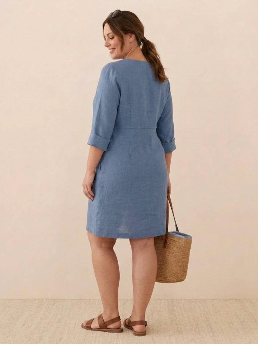 Irina - Classe Intemporelle : Robe en Coton