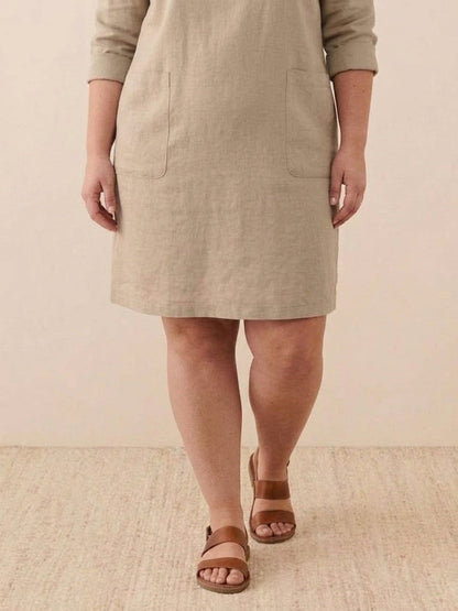 Irina - Classe Intemporelle : Robe en Coton