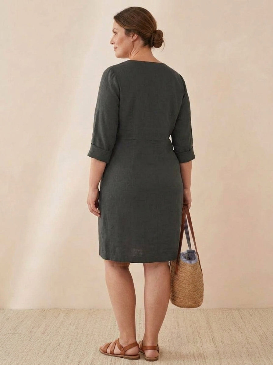 Irina - Classe Intemporelle : Robe en Coton