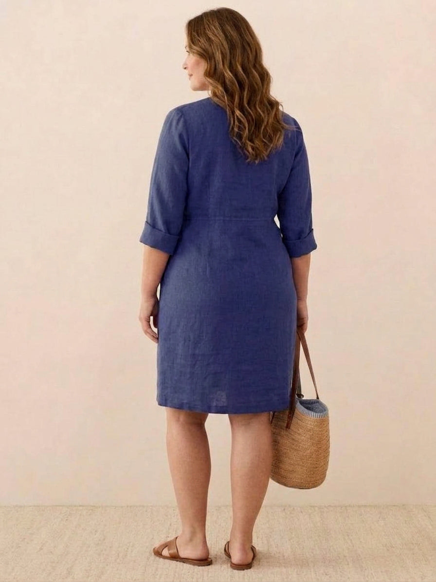 Irina - Classe Intemporelle : Robe en Coton