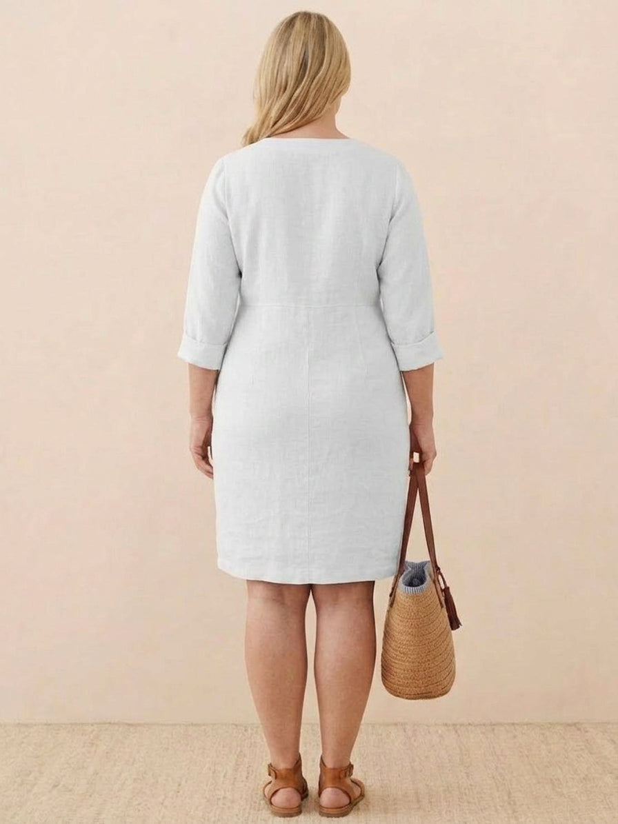 Irina - Classe Intemporelle : Robe en Coton