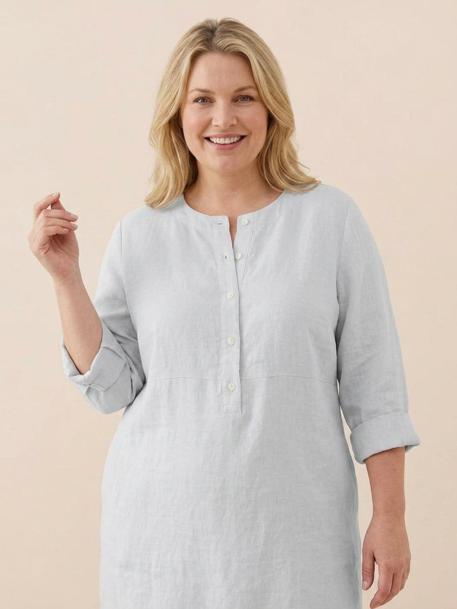 Irina - Classe Intemporelle : Robe en Coton