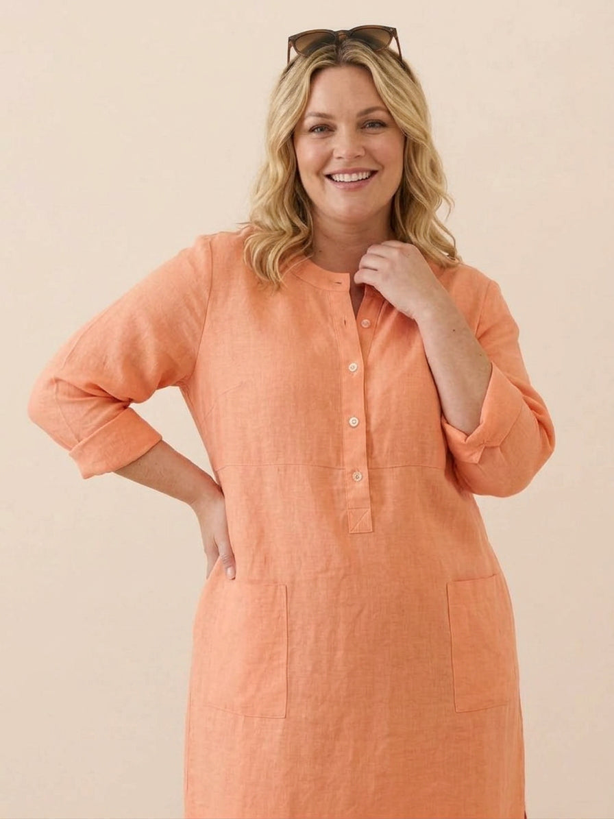 Irina - Classe Intemporelle : Robe en Coton