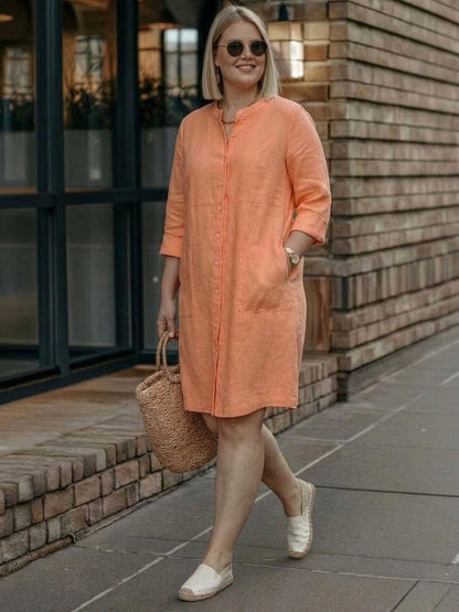 Irina - Classe Intemporelle : Robe en Coton
