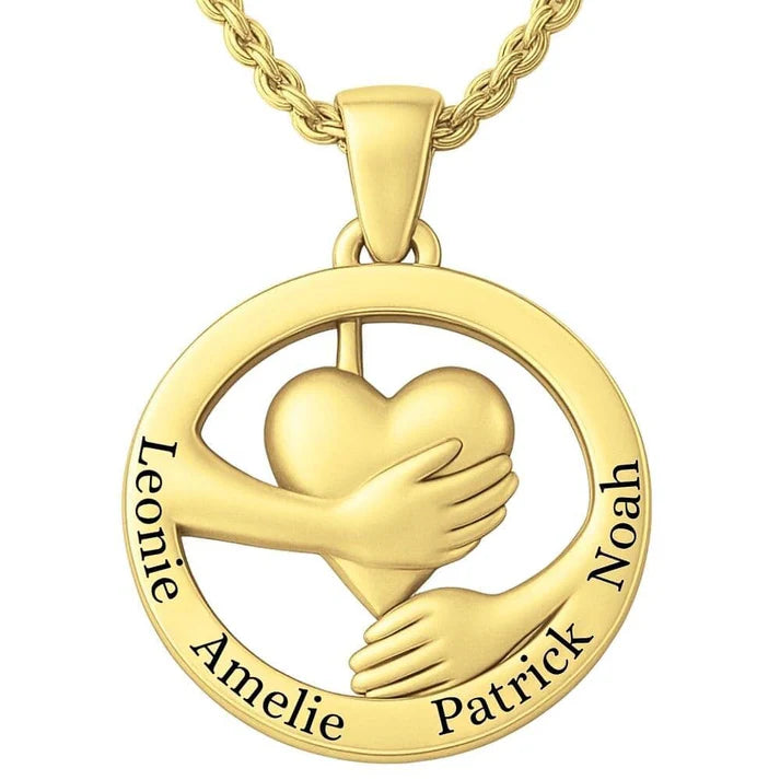 Collier Cœur Enlacé Personnalisé