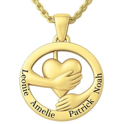 Collier Cœur Enlacé Personnalisé