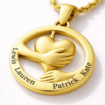Collier Cœur Enlacé Personnalisé