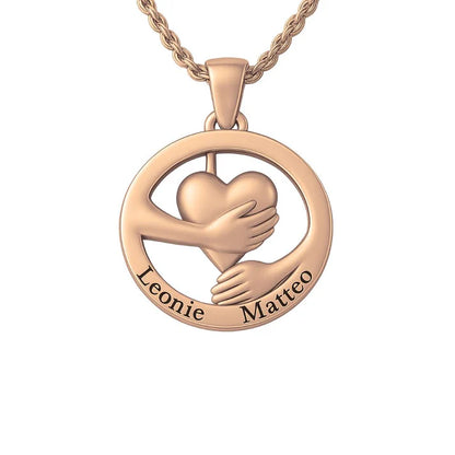 Collier Cœur Enlacé Personnalisé