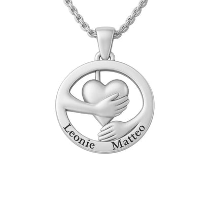 Collier Cœur Enlacé Personnalisé