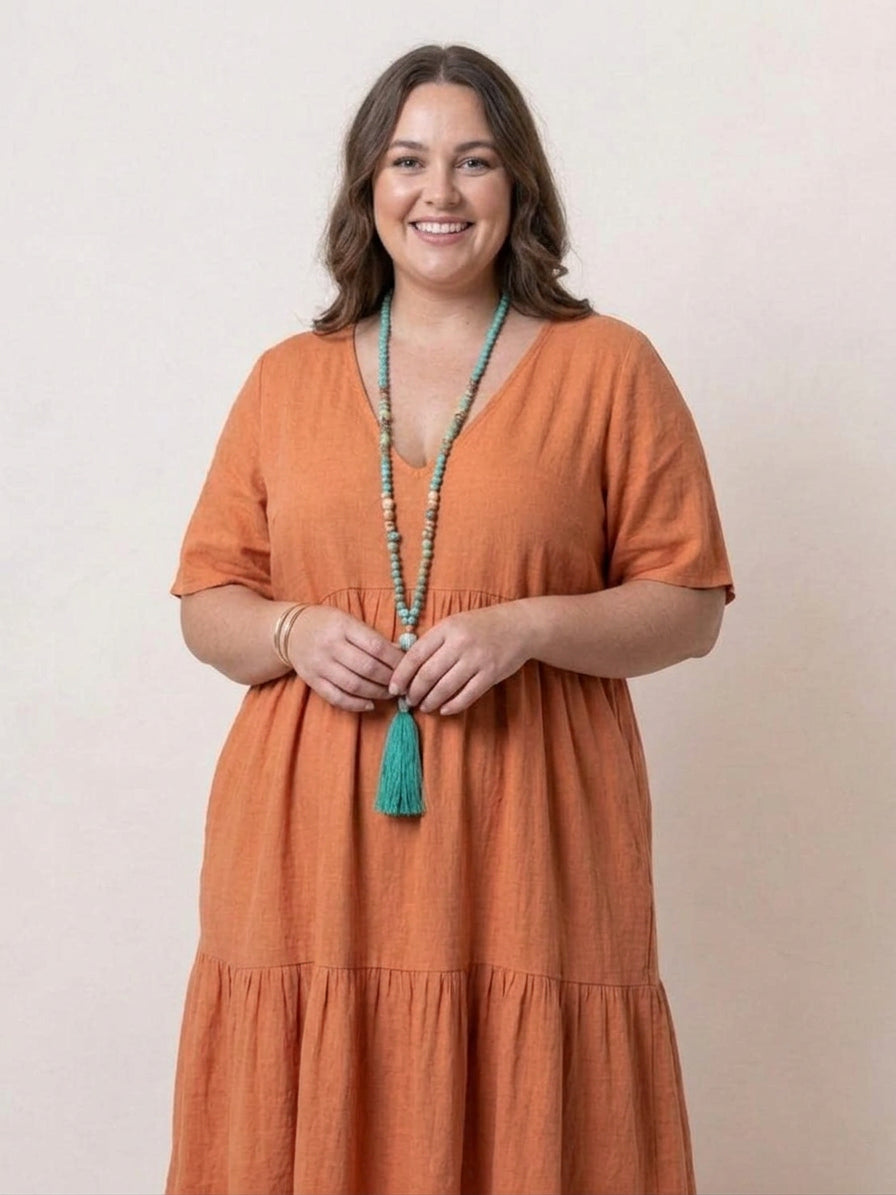 Perdita - Robe Maxi à Col V