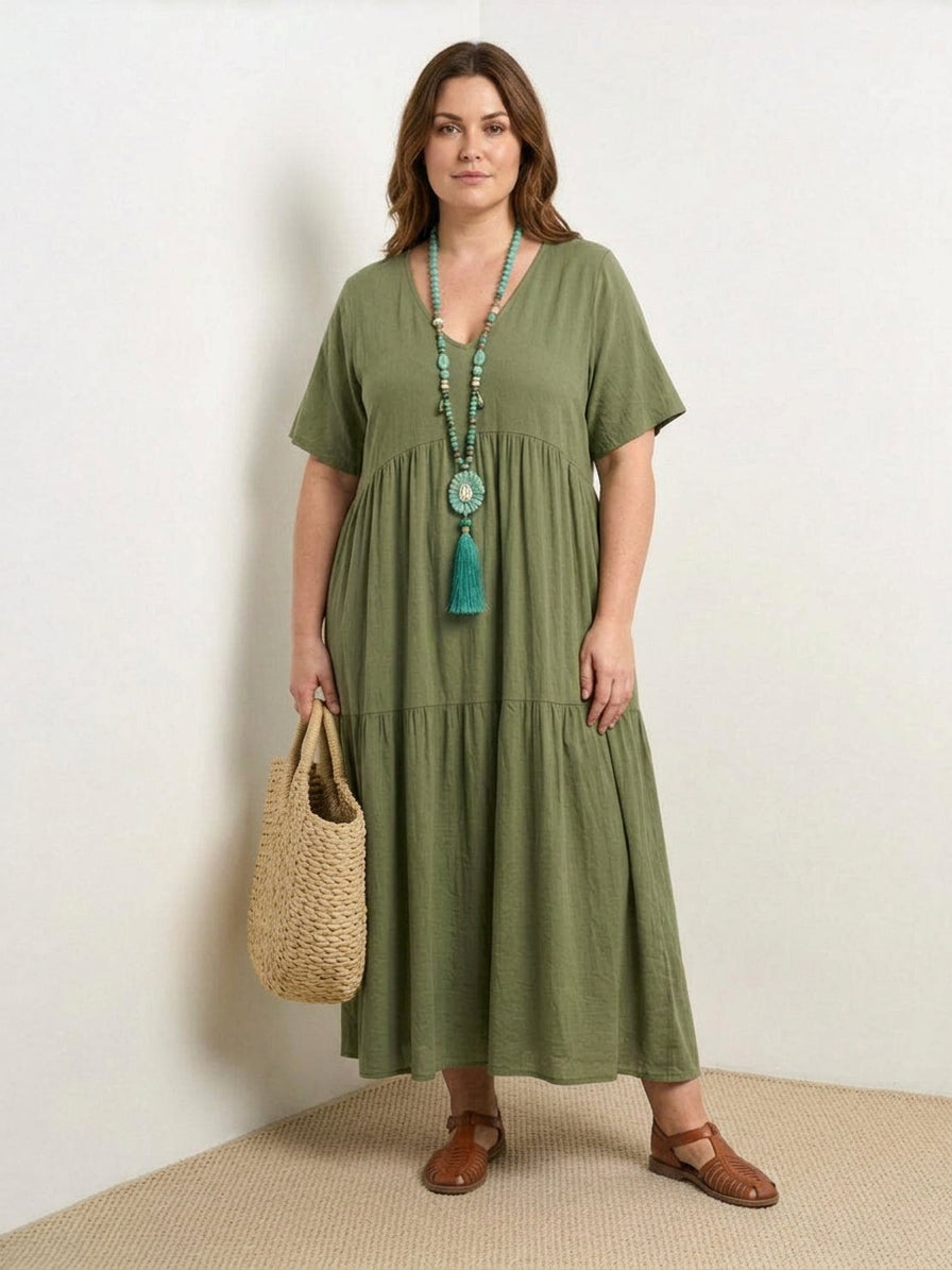 Perdita - Robe Maxi à Col V