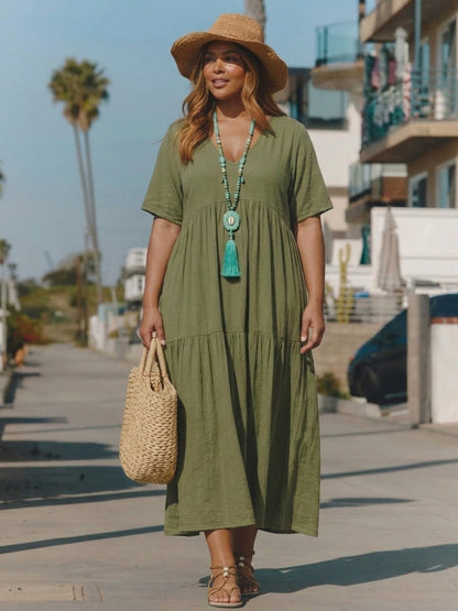 Perdita - Robe Maxi à Col V