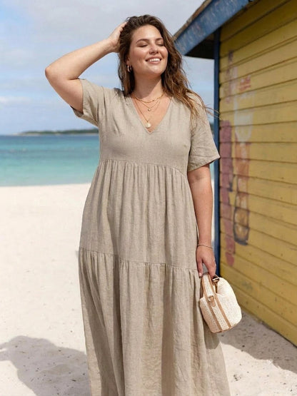 Perdita - Robe Maxi à Col V