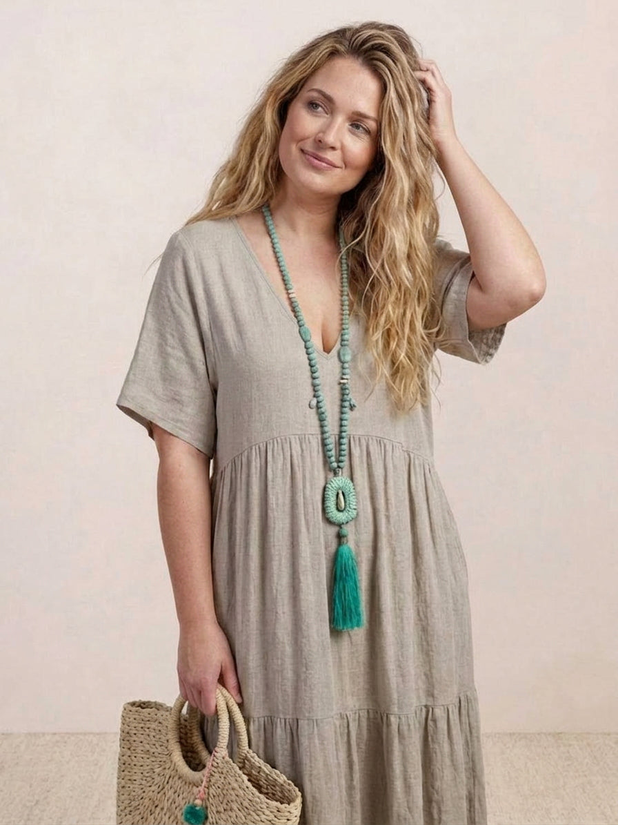 Perdita - Robe Maxi à Col V