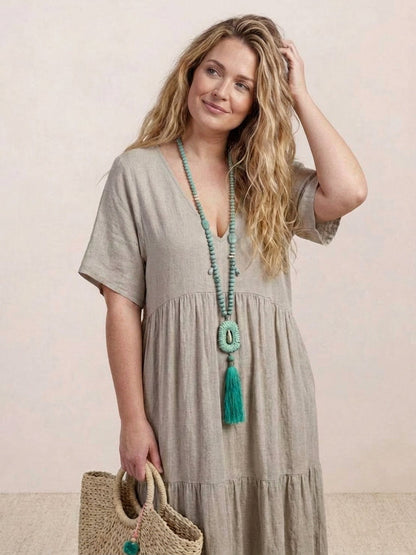 Perdita - Robe Maxi à Col V