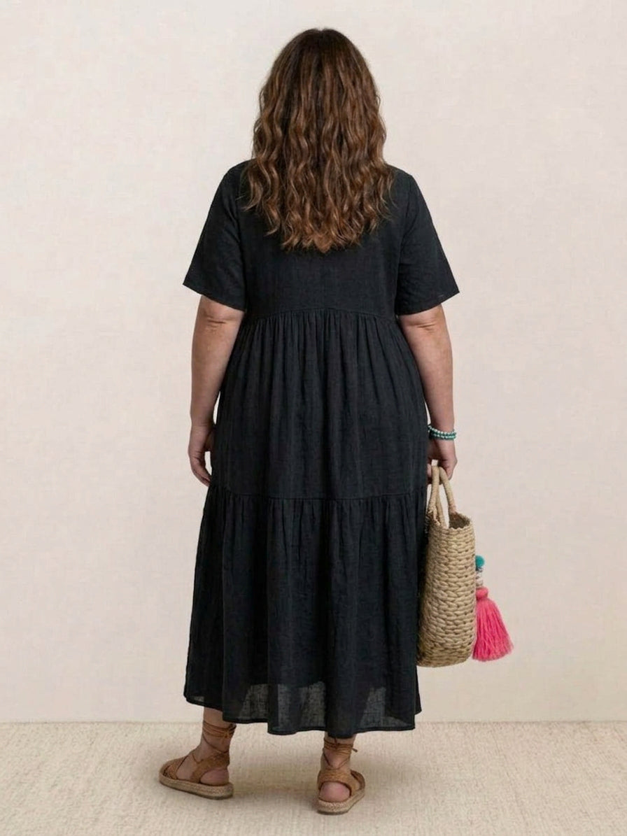 Perdita - Robe Maxi à Col V