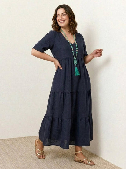 Perdita - Robe Maxi à Col V