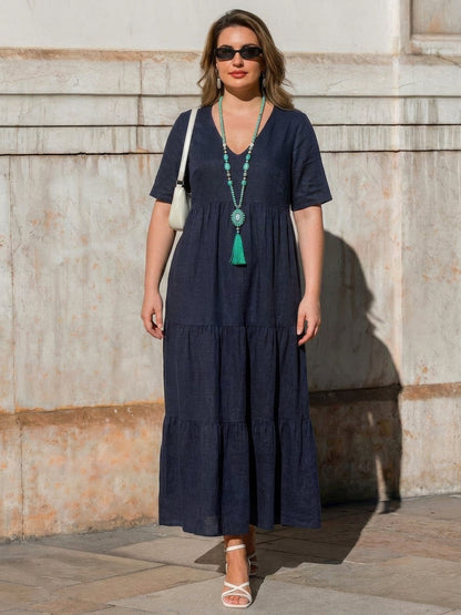 Perdita - Robe Maxi à Col V