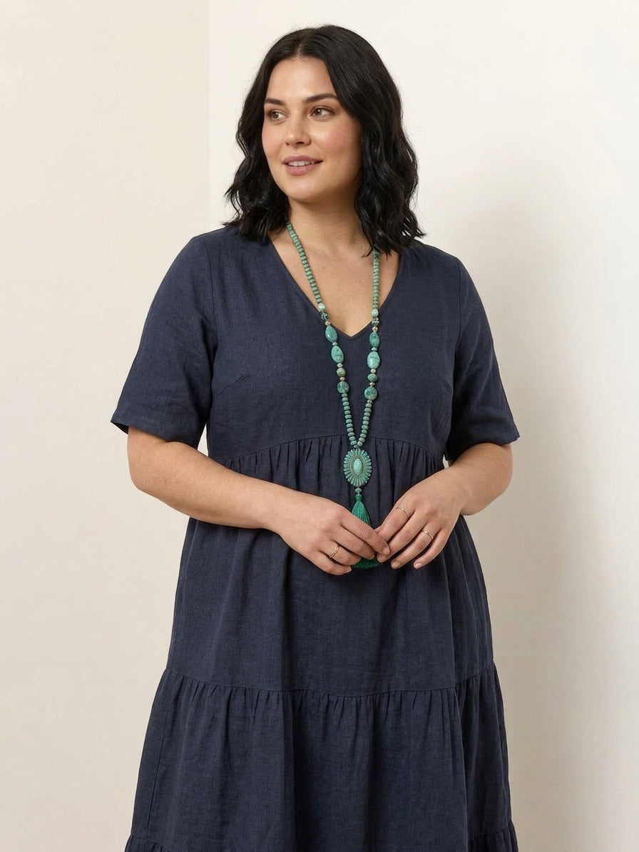 Perdita - Robe Maxi à Col V
