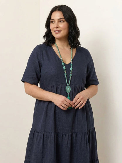 Perdita - Robe Maxi à Col V