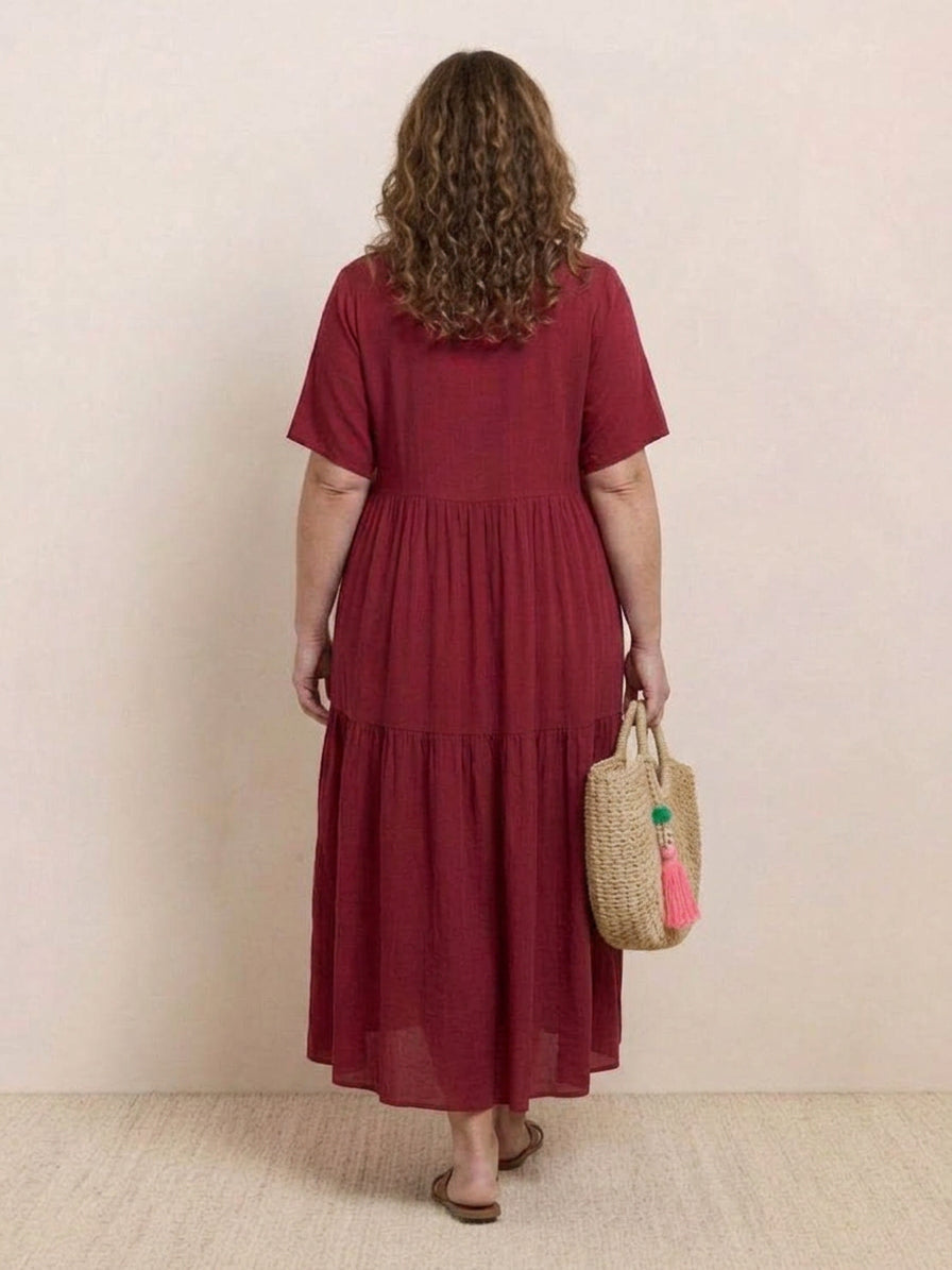Perdita - Robe Maxi à Col V