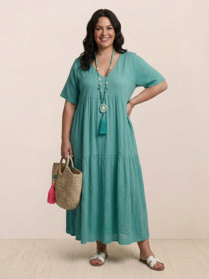 Perdita - Robe Maxi à Col V